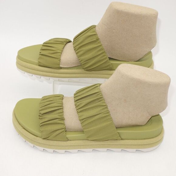 NEW Sorel Roaming Two Strap Slide Sandals Women’s Size 9.5 Olive Green - Picture 3 of 10